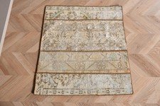 Alfombra pequeña vintage de 2,3x2,7 pies, alfombra turca oriental marrón Turca- Style Inodoro price