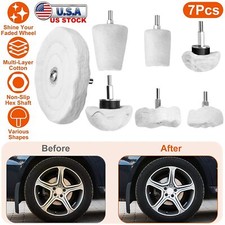 Kit de taladro de rueda de fregona almohadillas pulidoras pulidoras de coche de 7 piezas aluminio inoxidable Polisher/ Polishing Máquina price