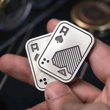 Fidget Slider Metal Poker Push Card Juguetes para Adultos Adolescentes Alivio del Estrés Juegos For Adults price