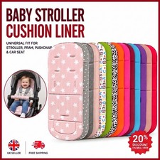 Cojín universal para cochecito de bebé cochecito asiento de coche niños forro almohadilla alfombrilla Reino Unido Strollers y Prams price