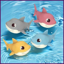 1 pieza de juguete de agua para bebé con diseño de tiburón de dibujos animados, Juguetes para bebé price
