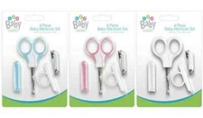 Juego de manicura para bebé First Steps con tijeras y cortaúñas Tijeras para bebé price