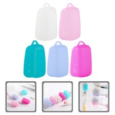 Cubiertas protectoras de silicona para cabezal de cepillo de dientes de viaje de 5 piezas para baño Toothbrushes price