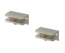 2 x Abrazadera de estante de vidrio Soporte Abrazadera para estantes de 6 mm 282.07.200 Hafele Oficina Estante Unit price