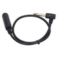 Cable de audio 0,5 m 1/4 pulgadas mono ángulo recto 6,35 mm macho a hembra estéreo extensi nuevo Audio Cable price