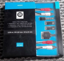 Juego de cables y adaptadores de audio totalmente nuevos Audio Cable price