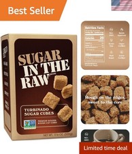 Cubos de azúcar Turbinado puro, 17,6 oz - totalmente naturales y sin gluten Granulated y Cube Sugar price
