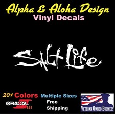 Salt Life Vinyl Decal Truck Car Sticker Laptop Window Salt price