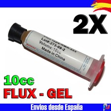 2X FLUX EN GEL PASTA PARA SOLDAR COMPONENTES SMD PCB PARA SOLDADURA DE ESTAÑO Pasta price