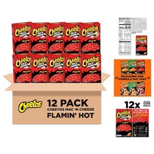 Ultimate Flamin' Hot Mac & Cheese - 12 cajas cremosas para amantes del sabor audaz Butter y Margarine price