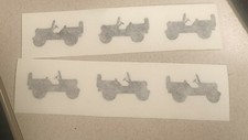 easter eggs 1" x 5/8" 12 total. 6 each way, great for windshields jeep Eggs price