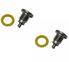 2 PCS Marine Magnetic Outdrive Gear Case Drain Plug, Screw & Gasket 22-8M0058389 PC Cases price
