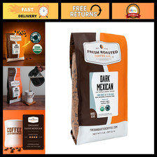 Café orgánico tostado oscuro en grano entero - recién tostado, certificado por el USDA, 2 lb, molde Coffee price