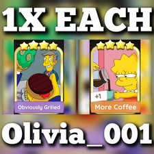 1 x Each Obviously Grilled & More Coffee :- Mono_Poly_Go Golden Blitz Stickers Coffee price