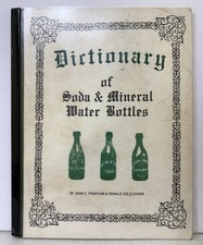 1968 Diccionario botellas de agua mineral y refresco por John Fountain Donald Colcleaser Mineral Agua y Soda price