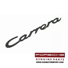 Genuine Porsche 911 964 "CARRERA" Emblem Insignia Logo Script Rally Black Insignia price