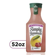 Limonada Simply con frambuesa 52 oz (paquete de 2) por bocadillos y más Lemonade y Fruit Juice price