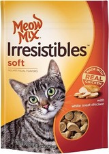 Maullido Mezcla Irresistibles Golosinas Suaves para Gatos, Carne Blanca Pollo, 3 Onzas (Paquete de 5) White Meat price