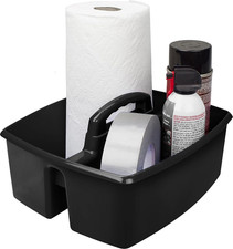 Organizador limpieza con asa 2 compartimentos caja de suministros negra 1 pieza Limpieza Suministros price