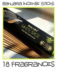 BANJARA Incienso Joss Stick *Fragancia Mancha Insencia Salvia Blanca Palo Santo Mirra Habitación Fragrance price
