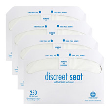 Fundas desechables asiento inodoro 1000 unidades 4 paquetes de 250Papel discreto Inodoro Papel price