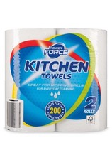 Toalla de cocina estándar Power Force 2 rollos 2 capas 200 hojas Papel Towels price