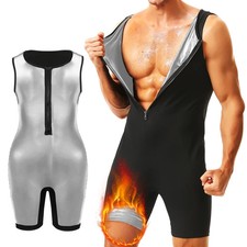 Body Sauna Hombres Entrenador de Cintura Compresión Térmica Modelador de Cuerpo Ropa de Gimnasio Tirantes Tops/ Camisetas Interiores de hombre price