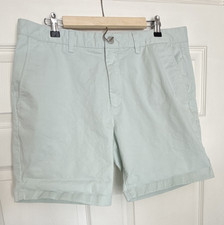 Pantalones Cortos Chinos Bonobos Para Hombre Azul Claro Algodón Frente Plano Cremallera, Bolsillos con Botones Shorts de hombre price