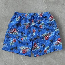 Pantalones Cortos de Natación Para Hombre Azul Floral ACX Active XL | Tropical Hawaiano Playa Vacaciones Shorts de hombre price