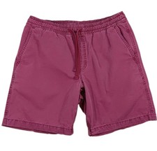 Pantalones Cortos Elásticos Vans Range M Hombres Desteñidos Borgoña Cordón 100% Algodón Patinador Shorts de hombre price