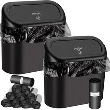 Mini bote de basura para automóvil a prueba de fugas con tapa y bolsas de basura Basura Bolsos price