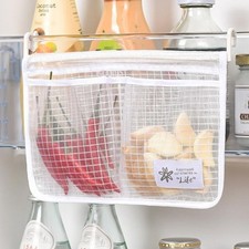 Organizador de puerta de refrigerador, bolsa de malla colgante de refrigerador para bolsa de almacenamiento de cocina Refrigerator Bolsos price