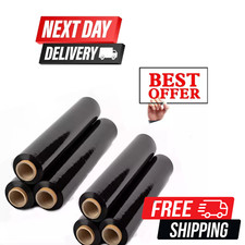 Paquete de 3 rollos de envoltura retráctil elásticos negros envoltura retráctil de película adhesiva Cling Film price