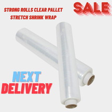 ROLLOS FUERTES PALET TRANSPARENTE ESTIRAMIENTO ENVOLTURA RETRÁCTIL PAQUETE EMBALAJE PELÍCULA ADHESIVA *RÁPIDO* Cling Film price