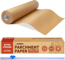 Papel pergamino sin blanquear hornear 15 pulgadas x 210 tartas 260 pies cuadrados Hornear Papel price