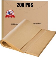 Papel de pergamino para hornear precortado antiadherente sin blanquear de 16x24" Hornear Papel price