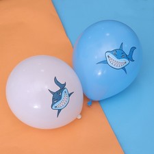 Globos de aluminio para cumpleaños 10 piezas decoraciones de fiesta con temática de tiburones Aluminum Foil price