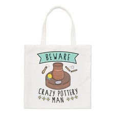Beware Crazy Cerámica Hombre Estándar Bolsa Divertido Potter Horno Padres Día Horno Bolso price