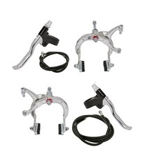 ALTALINE 1000A CROMO BICICLETA CRUCERO/DE COLECCIÓN CARRETERA ALEACIÓN FRENOS JUEGO DELANTEROS Y TRASEROS Bicicletas urbanas y touring price