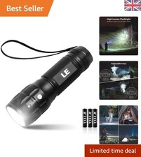 Linterna LED LE1000 Super Brillante 140 Lúmenes - Enfoque Ajustable y Resistente al Agua... Flashlight price