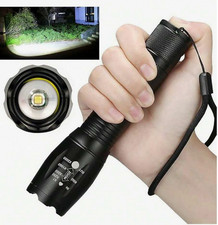 High Power LED Flashlight Light Rainproof  Multifunctional Zoom Torch Security Flashlight price