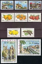 1976 CIPRO TURCA  10 FRANCOBOLLI 3 SERIE COMPLETE  MNH **  (8) Turca price