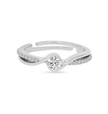 Anillo de boda de compromiso de plata de ley 925 con circonita cúbica de corte redondo y diamantes para mujer Diamond Solitaire Anillo price