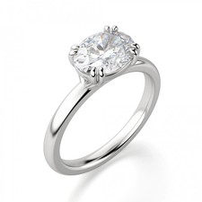 Hermoso Anillo Solitario Corte Ovalado Circonita cúbica Diamante Plata de Ley 925 para Niñas EE. UU. 7 Diamond Solitaire Anillo price