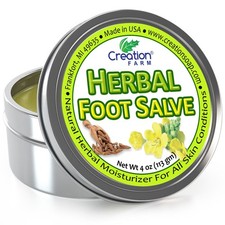Best Foot Care Herbal Ungüento Grande 4 OZ Lata de Bálsamo Botánico para Pies Mejor cuidado Foot Cuidado price