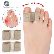 Corrector de juanete Hallux Valgus 2 piezas ajustador ortopédico aparato ortopédico separador de pies dedos Foot Cuidado price
