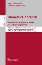 Informatics in Schools. Fundamentals of Computer Science and ... - 9783030027490 Science- Informatics y Tecnología price