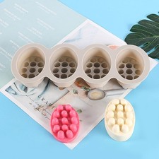 Jabón hecho a mano 3D moldes de silicona hágalo usted mismo resina forma ovalada jabones de masaje Cra-dx Soaps price