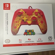 Controlador con cable mejorado PowerA para Nintendo Switch - Super Mario NUEVO PRECINTADO Console Accesorios price