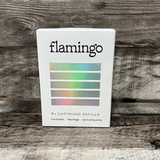 Hojas de afeitar Flamingo para mujer 4x recambios de cartucho de cinco hojas NUEVO y sellado Razors y Refills price